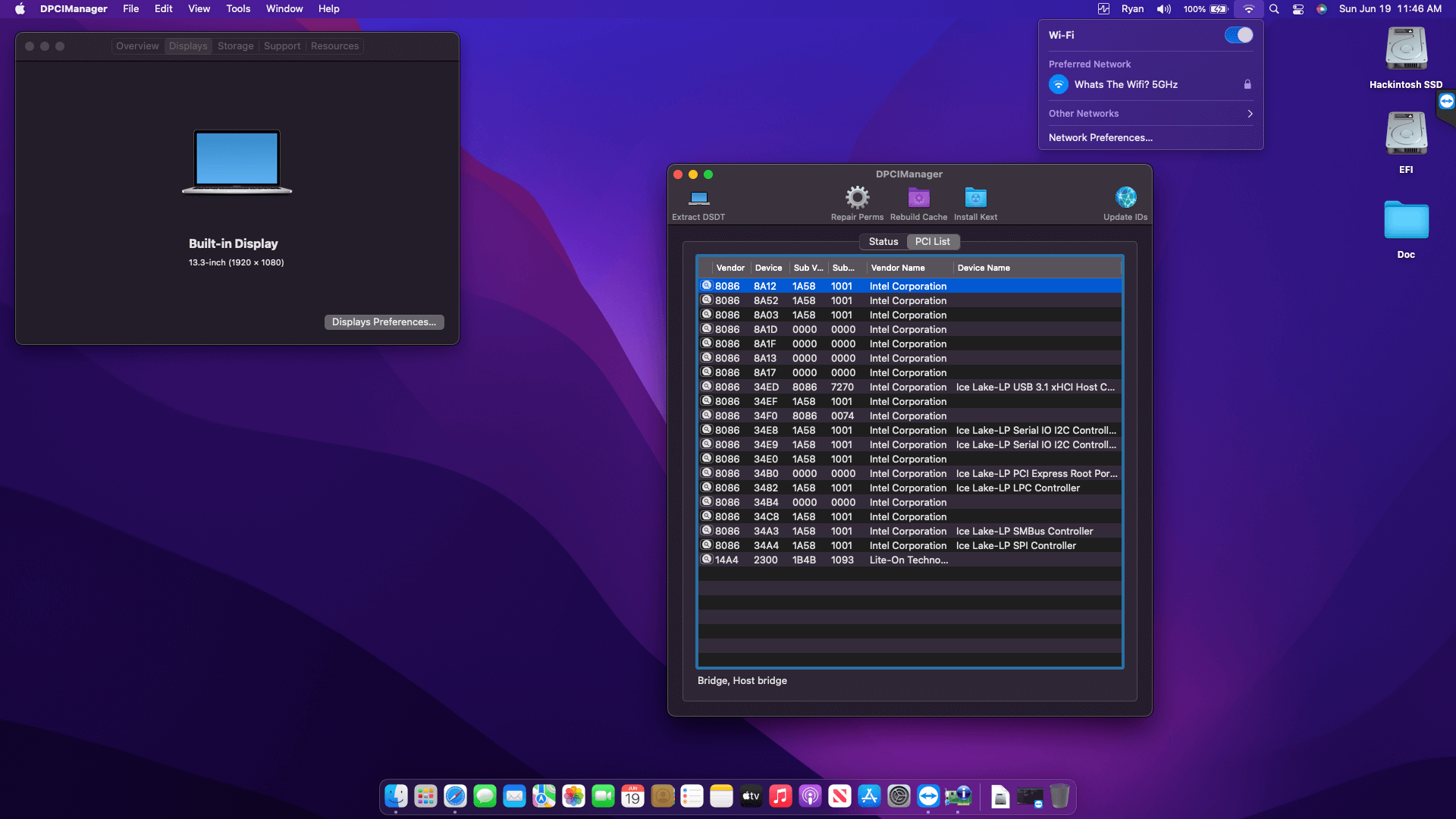 Razer Blade Stealth 13 2019 RZ09 0311EM1  [IceLake   Intel UHD Graphics G7 + I2C]   OpenCore 2